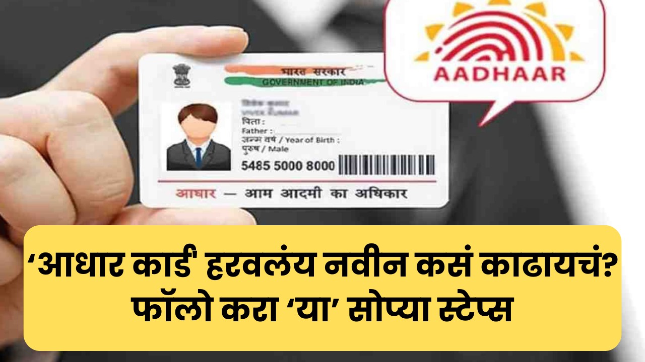 Aadhar Card Lost